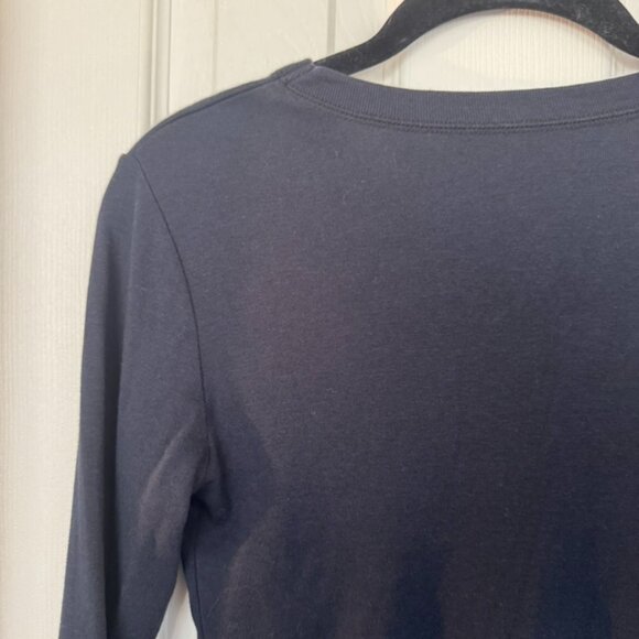 NWOT, Gap The Bowery Long Sleeve Crewneck T-Shirt, Navy Blue, Size M - Picture 9 of 15